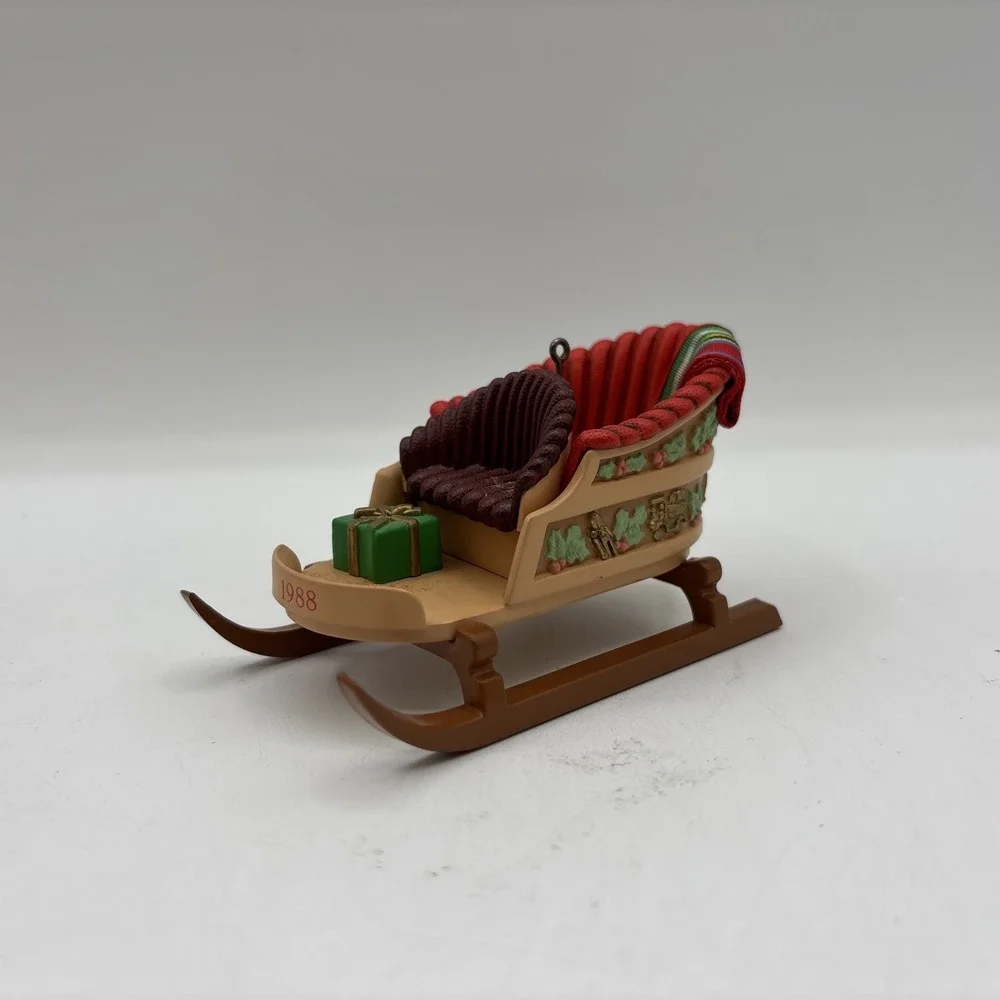 Hallmark Keepsake Ornament Collector's Club 1988 Sleighful Of Dreams Vintage EUC